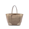 Secondhand Gucci GG Canvas and Metallic Calfskin Bree Tote