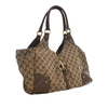 Secondhand Gucci GG Canvas Nailhead Jackie Bardot Shoulder Bag
