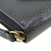 Secondhand Gucci GG Marmont Pebbled Calfskin Embroidered Blind For Love Zip Around Wallet