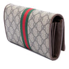 Secondhand Gucci GG Supreme Web Ophidia Wallet on Chain