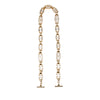 Gucci Gold Plated and Strass Chain Strap Secondhand