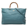 Secondhand Gucci Large Calfskin Bamboo Shopper Satchel