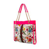 Secondhand Gucci Large Canvas Web Flora Rajah Tote
