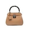 Secondhand Gucci Medium Smooth Calfskin Bamboo Lady Lock Handbag