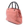 Secondhand Gucci Small Calfskin Bamboo Shopper Satchel