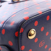 Secondhand Gucci Small Calfskin Polka Dot Horsebit 1955 Top Handle Satchel