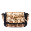 Secondhand Gucci Small GG Marmont Raffia Crossbody