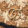 Secondhand Gucci Small GG Marmont Raffia Crossbody