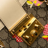 Secondhand Gucci Small GG Supreme Apple Heart Padlock Tote
