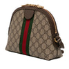 Secondhand Gucci Small GG Supreme Web Ophidia Dome Crossbody