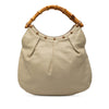 Secondhand Gucci Studded Calfskin Bamboo Hobo