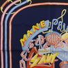 Secondhand Hermès Gavroche Chevaloscope Neon Pointille Silk Scarf 45