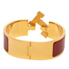 Secondhand Hermès Wide Enamel Clic Clac H Bracelet GM