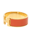Secondhand Hermès Wide Enamel Clic H Bracelet PM