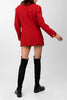 Secondhand Chanel Red Jacket with Zipper Pockets - '90s