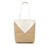 Secondhand LOEWE Medium Bicolor Shiny Calfskin Puzzle Fold Tote