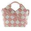 Secondhand LOEWE Mini Woven Calfskin Gingham Surplus Basket Bag