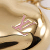 Secondhand Louis Vuitton Gold Plated Resin and Strass Strawberry Heart Earrings