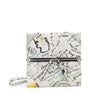 Secondhand Maison Margiela Leather Graffiti Front Zip Pouch