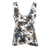 Secondhand Marni Floral Top with Belt - '10s