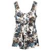 Secondhand Marni Floral Top with Belt - '10s