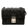 Secondhand Miu Miu Matelasse Nappa Push Lock Flap