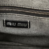 Secondhand Miu Miu Small Denim Logo Satchel