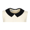 Secondhand Moschino Wool Dress with Contrast Collar - '00s