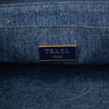 Secondhand Prada Denim Canapa Logo Tote