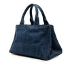 Secondhand Prada Denim Canapa Logo Tote
