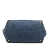 Secondhand Prada Large Denim Canapa Logo Tote