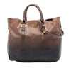 Secondhand Prada Ombre Vitello Daino Side Zip Convertible Tote