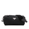 Secondhand Prada Raffia Effect Crochet Crossbody