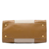Secondhand Prada Saffiano Trimmed Canvas Canapa Satchel