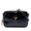 Secondhand Prada Saffiano Vernice Fiocco Camera Bag