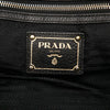 Secondhand Prada Vitello Daino Trimmed Tessuto Satchel
