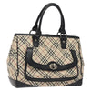 Secondhand Burberry Nova Check Handbag Nova Check Canvas and