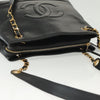 Secondhand Chanel Vintage CC Logo Chain Tote Caviar