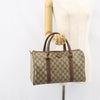 Gucci Vintage Duffle Bag GG Coated Canvas