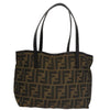 Fendi Roll Tote Zucca Canvas