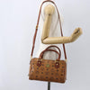 Secondhand MCM Visetos logogramme Handbag Canvas and