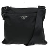 Secondhand Prada Front Pocket Messenger Bag Tessuto with