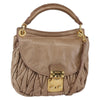 Miu Miu Coffer Satchel Matelasse Leather