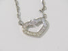 Cartier C Heart de Cartier Pendant Necklace 18K White Gold with Diamond