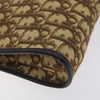 Christian Dior Vintage Trotter Shoulder Bag Canvas