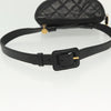 Secondhand Chanel Zip Around Belt Bag Quilted Caviar