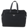 Secondhand Prada Convertible Front Zip Briefcase Tessuto with Saffiano
