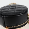 Chanel Round Camellia Coin Purse Leather