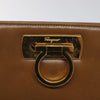 Salvatore Ferragamo Vintage Gancini Chain Shoulder Bag Leather