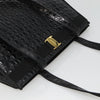 Secondhand Salvatore Ferragamo Vintage Vara Bow Tote Lizard Embossed